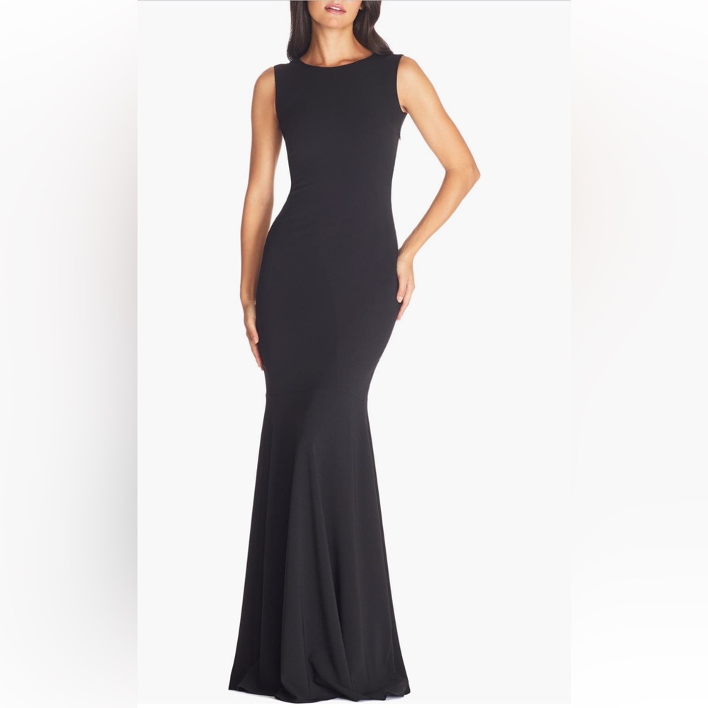 Dress the Population Black Strapless Bodycon Gown